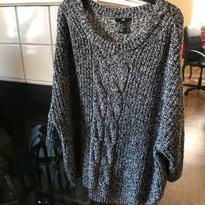 Cable knit sweater